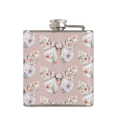Flasques Papillon floral Fleur sauvage Boho (Dos)