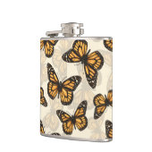 Flasques Papillon monarque (Gauche)