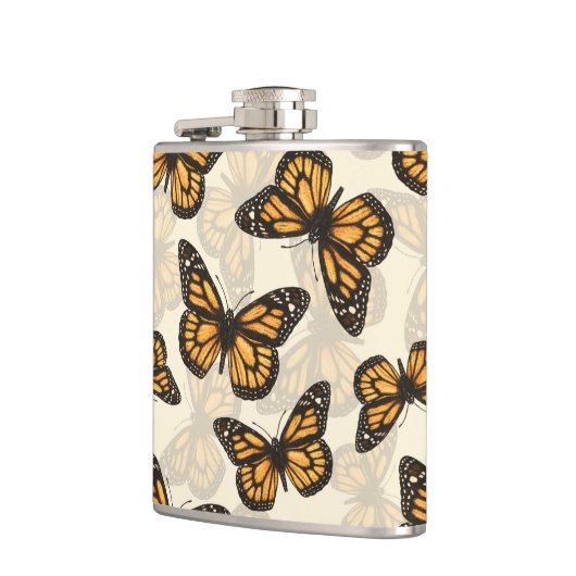 Flasques Papillon monarque (Gauche)