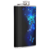 Flasques Papillon Morpho sur fond sombre (Droite)