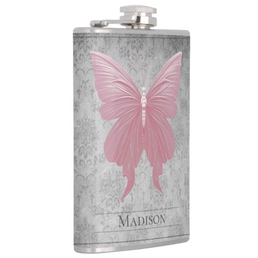 Flasques Papillon rose bijoux (Droite)