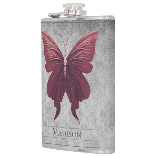 Flasques Papillon rouge à bijoux (Gauche)