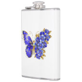 Flasques Papillon saphir à fleurs (Gauche)