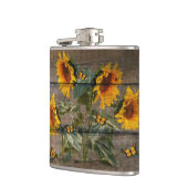 Flasques Papillons de tournesol rustique Barre (Gauche)