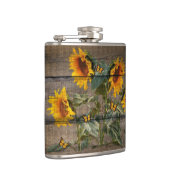 Flasques Papillons de tournesol rustique Barre (Droite)
