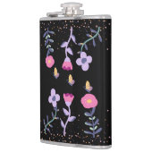 Flasques papillons et fleurs (Gauche)