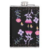 Flasques papillons et fleurs (Dos)