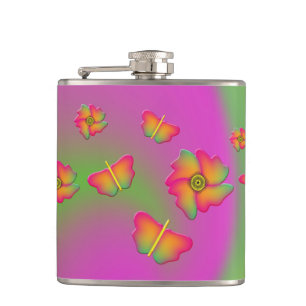 Flasques Papillons & Fleurs