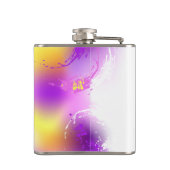 Flasques Papillons Monarque sur Arrière - plan pourpre (Dos)