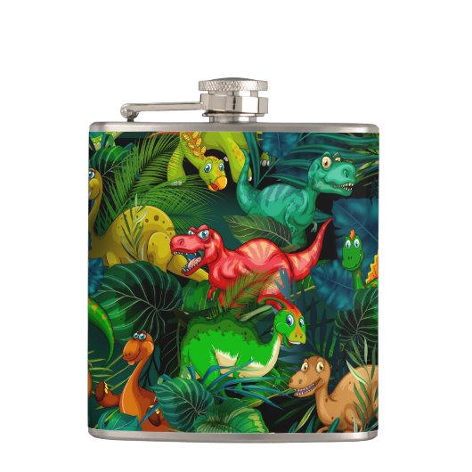 Flasques Parc des dinosaures (Devant)