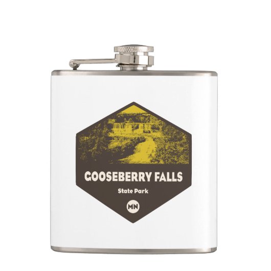 Flasques Parc d'état de Gooseberry Falls Minnesota (Devant)