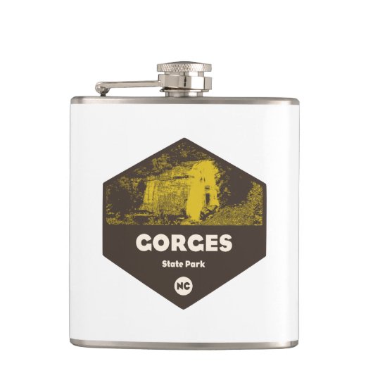 Flasques Parc d'état des Gorges Caroline du Nord (Devant)