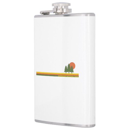 Flasques Parc national de Dartmoor Pine Trees Soleil (Gauche)