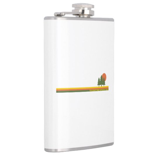 Flasques Parc national de Yellowstone Pine Trees Soleil (Droite)