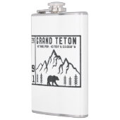 Flasques Parc national Vintage Grand Teton Wyoming Mountain (Gauche)