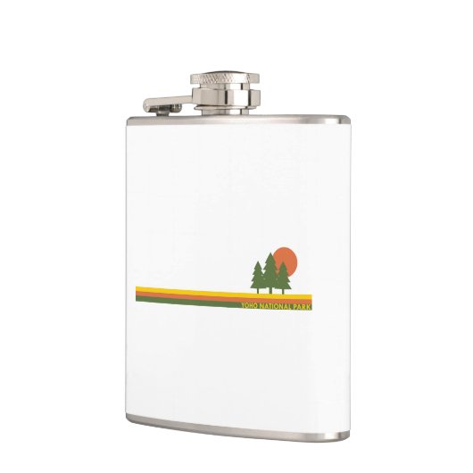 Flasques Parc national Yoho Pine Trees Soleil (Gauche)