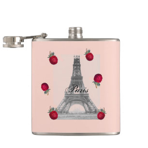 Flasques Paris - La Tour Eiffel pastel Eifelturm Strawberry