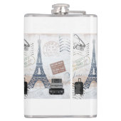 Flasques Paris Travel Collage (Dos)