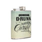 Flasques Parler dans le Cursive (Droite)