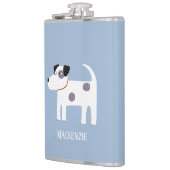 Flasques Parson Jack Russell Terrier Dog Personnalisé (Gauche)