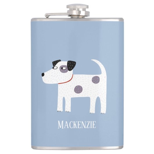 Flasques Parson Jack Russell Terrier Dog Personnalisé (Devant)