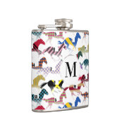 Flasques Partez pour les courses de chevaux Jockey Motif en (Droite)