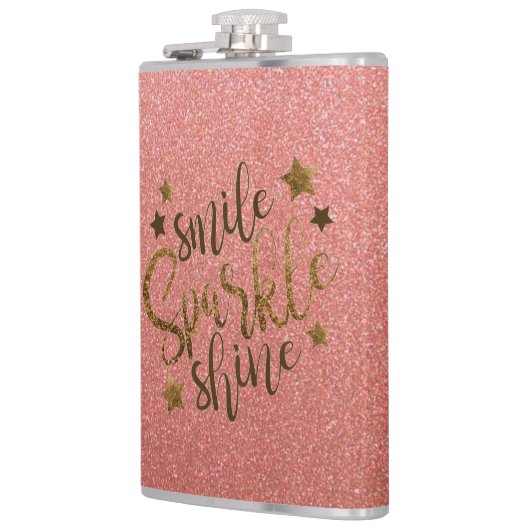 Flasques Parties scintillant avec devis (Gauche)