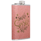 Flasques Parties scintillant avec devis (Droite)