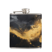 Flasques Parties scintillant d'or Marbre Faux Foil (Devant)