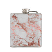 Flasques Parties scintillant d'or Rose en marbre moderne (Dos)