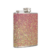 Flasques Parties scintillant d'or rose Faux feuille (Droite)