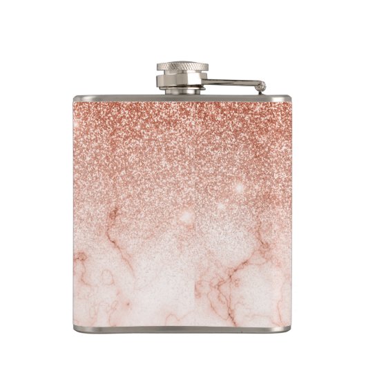 Flasques Parties scintillant en marbre or Monogram Ombre Ro (Dos)