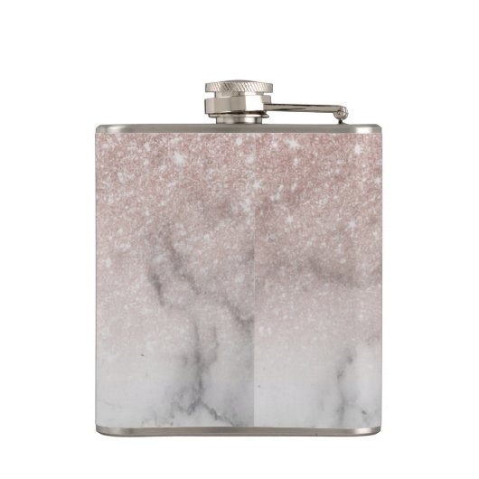 Flasques Parties scintillant en marbre or Monogram Ombre Ro (Dos)