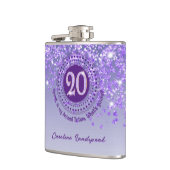 Flasques Parties scintillant et devis de boisson 20 et viol (Gauche)