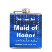 Flasques Parties scintillant Faux Foil Confetti Look Maid o (Devant)