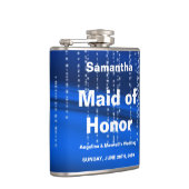 Flasques Parties scintillant Faux Foil Confetti Look Maid o (Droite)