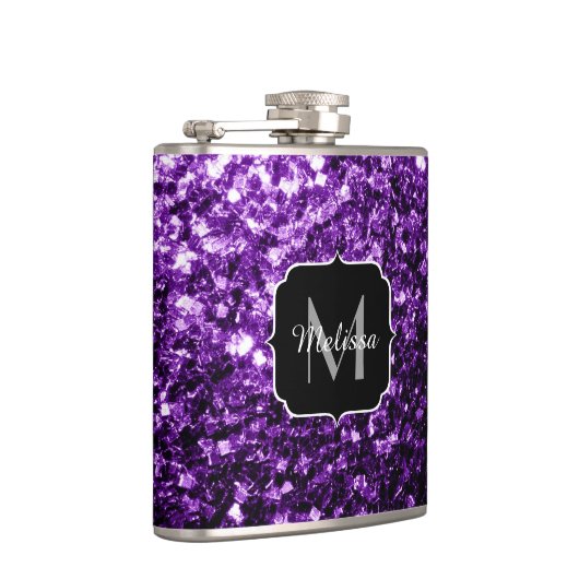 Flasques Parties scintillant foncé violet faux brillant sci (Droite)