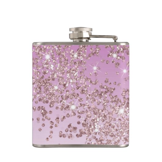 Flasques Parties scintillant or et devis de consommation de (Dos)