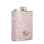 Flasques parties scintillant rose en or (Droite)