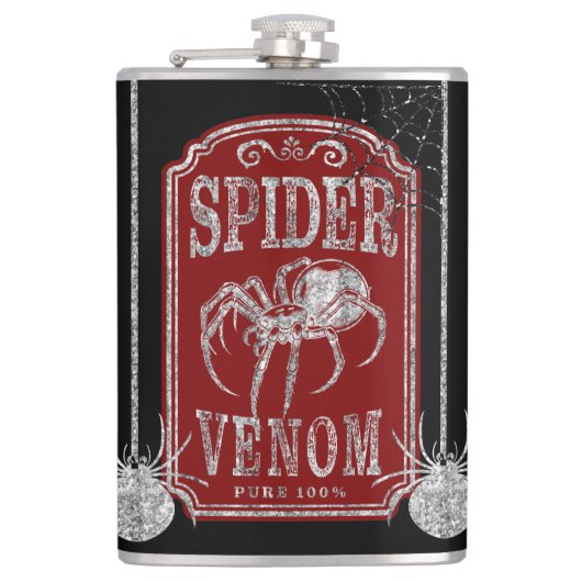 Flasques Parties scintillant Spider Venom Halloween (Devant)