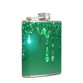 Flasques Parties scintillant verte de Noël Adulte Stocker S (Droite)