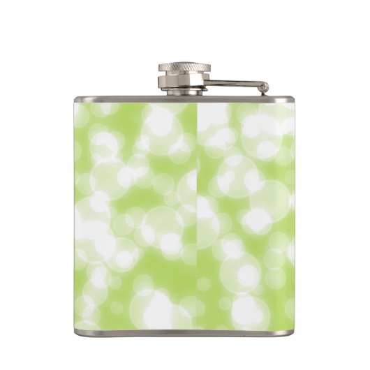 Flasques Parties scintillant verte Faux foil Confetti (Dos)