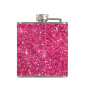 Flasques Parties scintillantes de roses indien de charme (Dos)