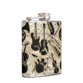 Flasques Partition et instruments Black/Gold ID481 (Droite)