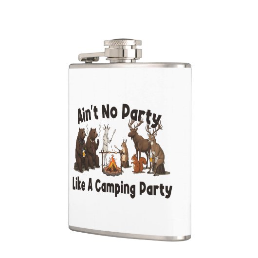 Flasques Pas de fête comme une fête de camping (Gauche)