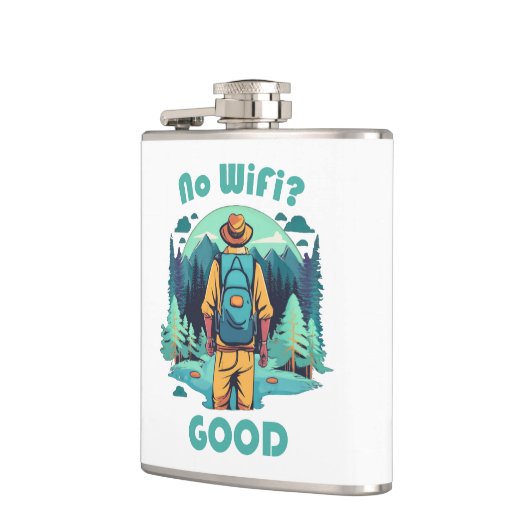 Flasques Pas de Wifi Bon Backpacker (Gauche)