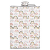 Flasques Pastel Arc-en-ciel avec Motif de coeur Awesome ens (Dos)