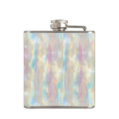 Flasques Pastel Colors Shimmering Iridescent Stripes Patter (Dos)