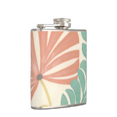 Flasques Pastel Floral Vines et Feuilles sur Arrière - plan (Droite)