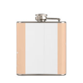 Flasques Pastel Orange Meilleure Maman Jamais Script Coeurs (Dos)